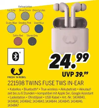 MEDIMAX Fresh 'n rebel twins fuse tws in-ear Angebot