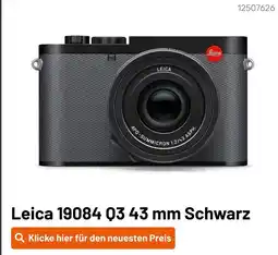 Kamera Express Leica 19084 q3 43 mm schwarz Angebot