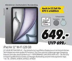 MEDIMAX Apple ipad air 11 wi-fi 128 gb Angebot