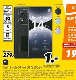 MEDIMAX Mi redmi note 14 pro 5g (256gb) Angebot