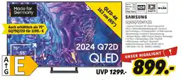 MEDIMAX Samsung gq65q72datxzg fern Angebot