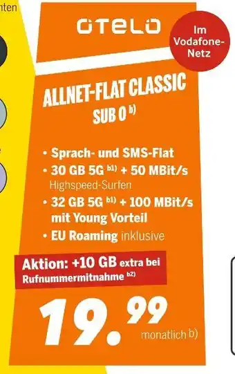 MEDIMAX Otelo allnet-flat classic sub 0 b) Angebot
