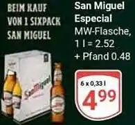 Globus San Miguel Especial Angebot