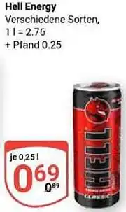 Globus Hell Energy Angebot