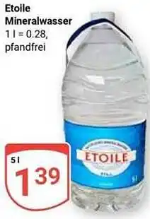 Globus Etoile Mineralwasser Angebot