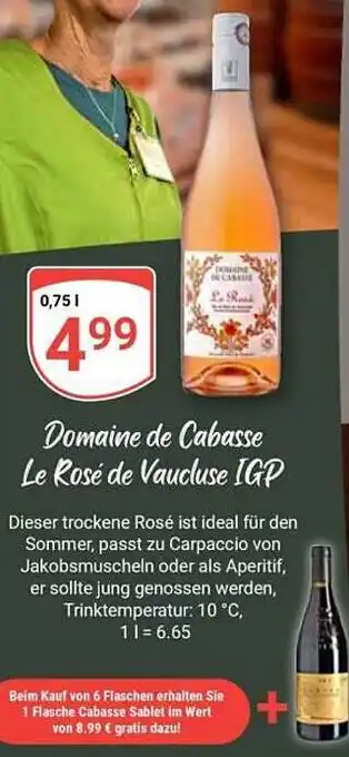 Globus Domaine de Cabasse Le Rosé de Vaucluse IGP Angebot