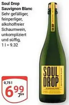 Globus Soul Drop Sauvignon Blanc Angebot