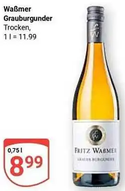Globus Waẞmer Grauburgunder Angebot