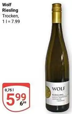 Globus Wolf Riesling Angebot