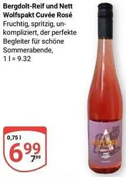 Globus Bergdolt-Reif und Nett Wolfspakt Cuvée Rosé Angebot