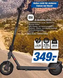 expert Techno Land Xiaomi E-Scooter Elite Angebot