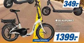 expert Techno Land BLAUPUNKT FALT E-Bike BERTA Angebot