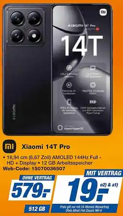 expert Techno Land Xiaomi 14T Pro Angebot