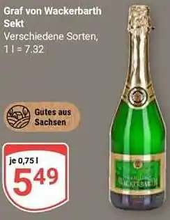 Globus Graf von Wackerbarth Sekt Angebot