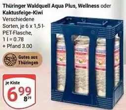 Globus Thüringer Waldquell Aqua Plus, Wellness oder Kaktusfeige-Kiwi Angebot