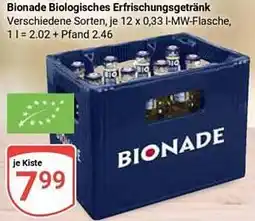 Globus Bionade Biologisches Erfrischungsgetränk Angebot