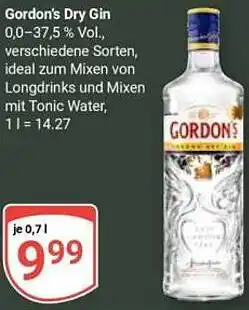 Globus Gordon's Dry Gin Angebot