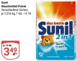 Globus Sunil Waschmittel Pulver Angebot