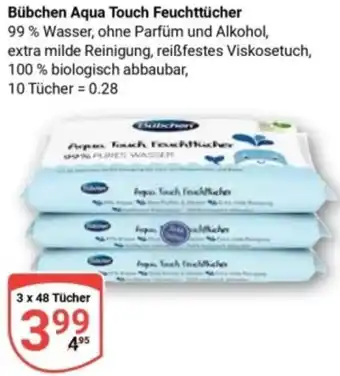 Globus Bübchen Aqua Touch Feuchttücher Angebot