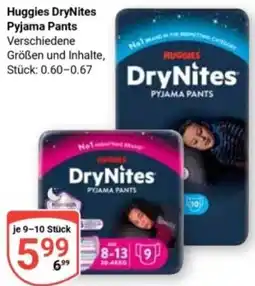 Globus Huggies DryNites Pyjama Pants Angebot