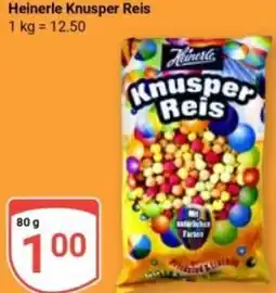Globus Heinerle Knusper Reis Angebot