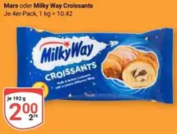Globus Mars oder Milky Way Croissants Angebot
