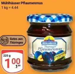 Globus Mühlhäuser Pflaumenmus Angebot