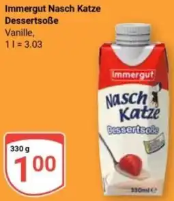 Globus Immergut Nasch Katze Dessertsoße Angebot