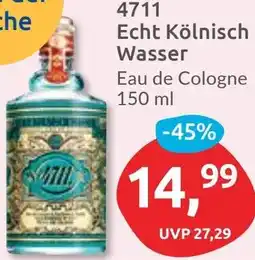 Budni 4711 Echt Kölnisch Wasser Eau de Cologne Angebot