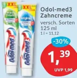 Budni Odol-med3 Zahncreme Angebot