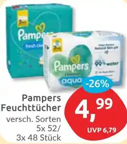 Budni Pampers Feuchttücher Angebot