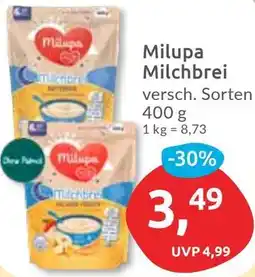 Budni Milupa Milchbrei Angebot
