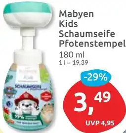 Budni Mabyen Kids Schaumseife Pfotenstempel Angebot