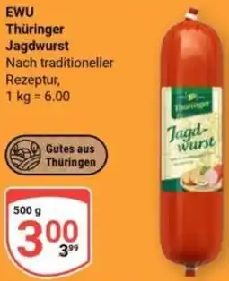 Globus EWU Thüringer Jagdwurst Angebot