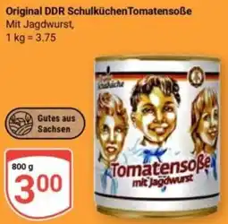 Globus Original DDR Schulküchen Tomatensoße Angebot