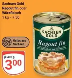 Globus Sachsen Gold Ragout fin oder Würzfleisch Angebot