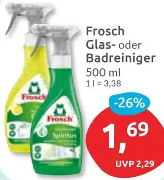 Budni Frosch Glas- oder Badreiniger Angebot