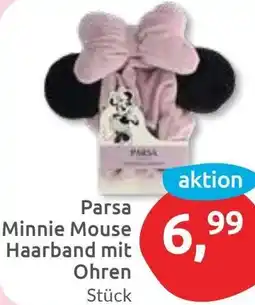 Budni Parsa Minnie Mouse Haarband mit Ohren Angebot