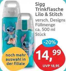 Budni Sigg Trinkflasche Lilo & Stitch Angebot
