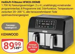 Globus KENWOOD Heißluft-Fritteuse HFM20.000MB Angebot