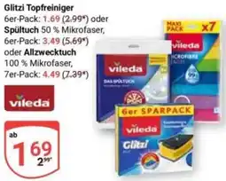 Globus Vileda Glitzi Topfreiniger oder Spültuch oder Allzwecktuch Angebot