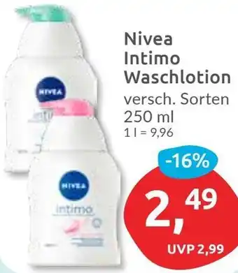 Budni Nivea Intimo Waschlotion Angebot