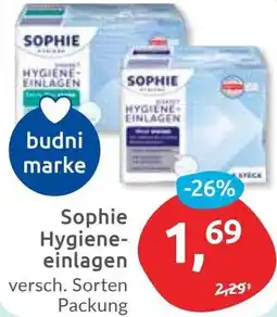 Budni Sophie Hygieneeinlagen Angebot