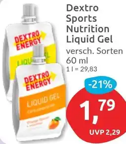 Budni Dextro Sports Nutrition Liquid Gel Angebot