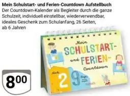 Globus Mein Schulstart- und Ferien-Countdown Aufstellbuch Angebot
