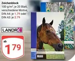 Globus LANDRE Zeichenblock Angebot