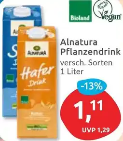 Budni Alnatura Pflanzendrink Angebot