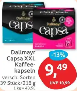 Budni Dallmayr Capsa XXL Kaffeekapseln Angebot