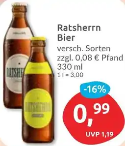 Budni Ratsherrn Bier Angebot