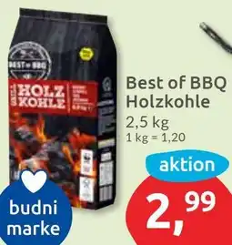 Budni Best of BBQ Holzkohle Angebot